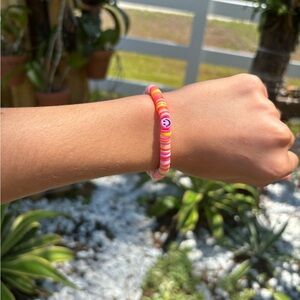 Smiley face summer bracelet
